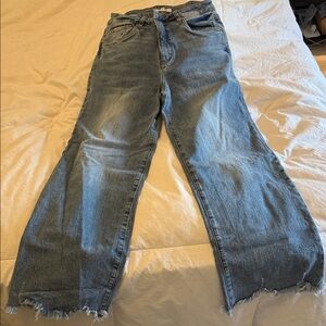 STS Blue Flare Wide Leg Jeans in Classic Denim